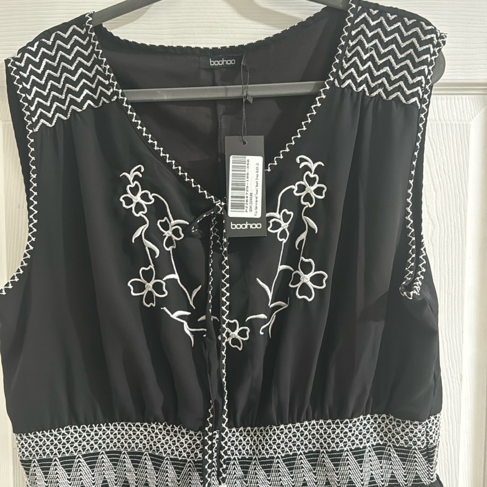 Boohoo women's dress size black size 22 - Picture 6 of 8
